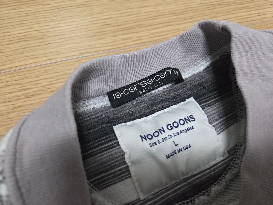 Noon Goons 눈군스 스트라이프 맨투맨 상품이미지3