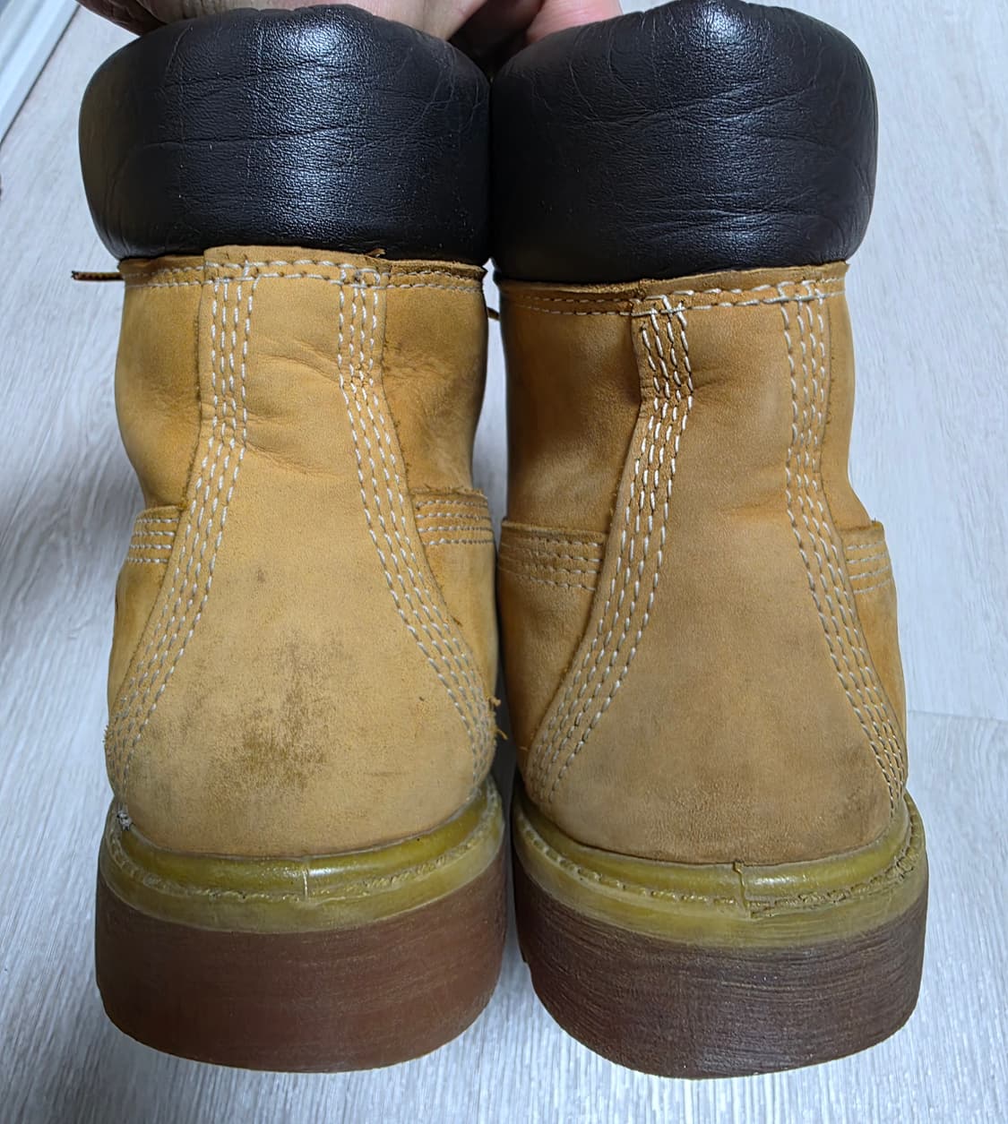 팀버랜드 프리미엄 옐로우 워커 부츠 7.5M사이즈 팝니다. 상품이미지5
