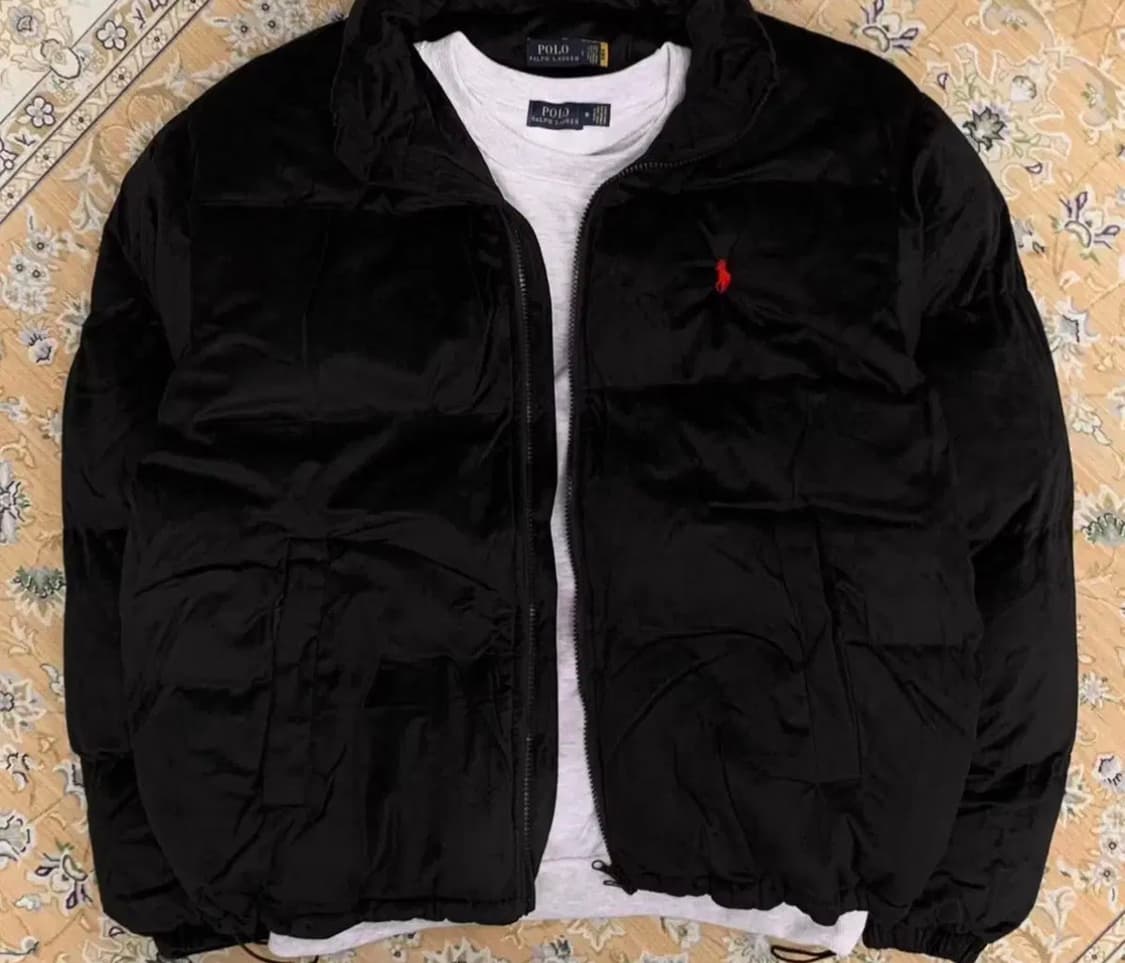 폴로 블랙 벨벳 스웨이드 패딩 구합니다 ㅠ 상품이미지1