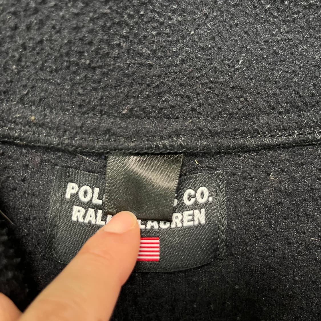 100 폴로랄프로렌 진스 플리스 반집업  상품이미지6