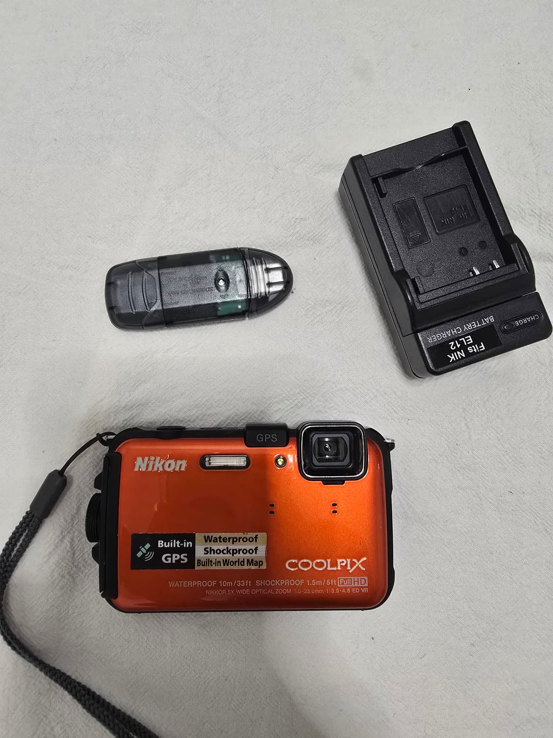 니콘 쿨픽스 aw100 주황 빈티지 디카 상품이미지1