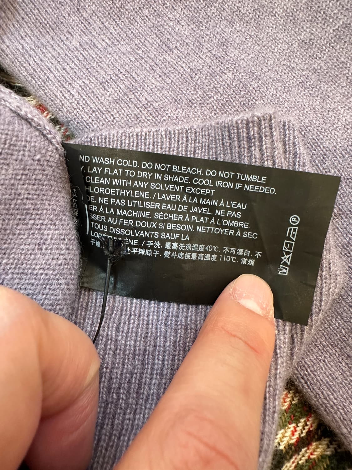 p) 띠어리 연보라 캐시미어 100 니트 티셔츠 상품이미지4