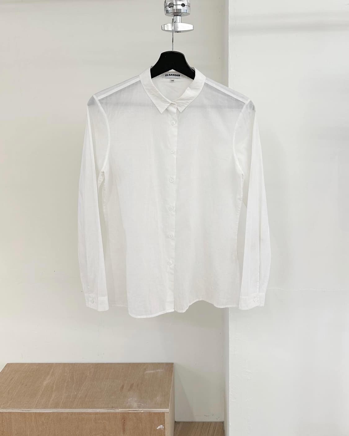 질샌더 화이트 코튼 셔츠  상품이미지1