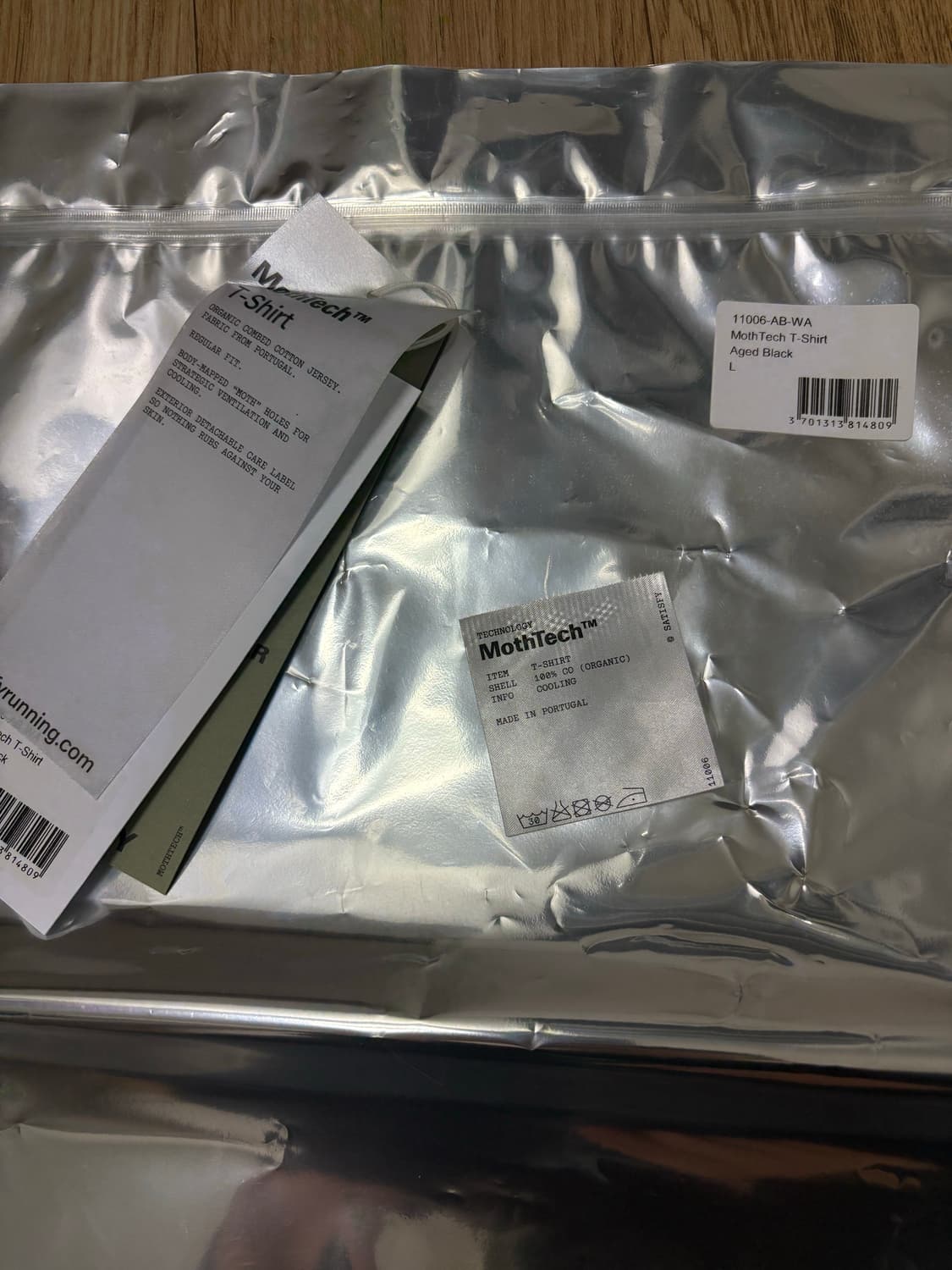 새티스파이 모스테크 티셔츠 L 에이지드 블랙 상품이미지4