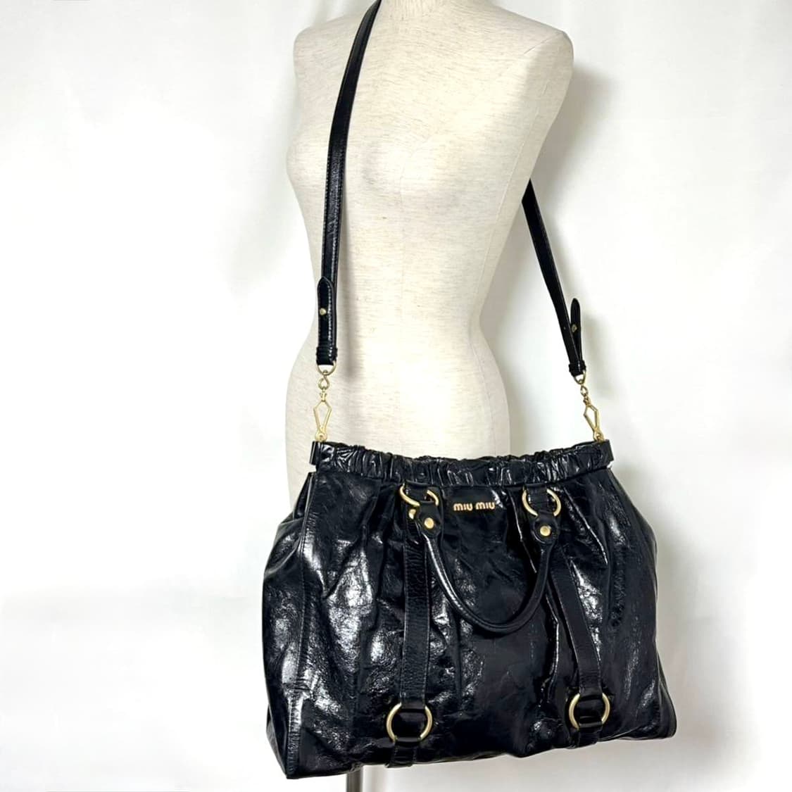 미우미우 비텔로 럭스 빅토트백 숄더크로스백 상품이미지7