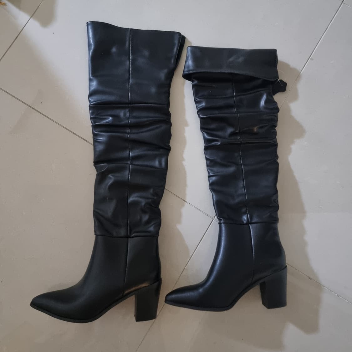 250)소가죽 싸이하이 롱부츠 상품이미지7