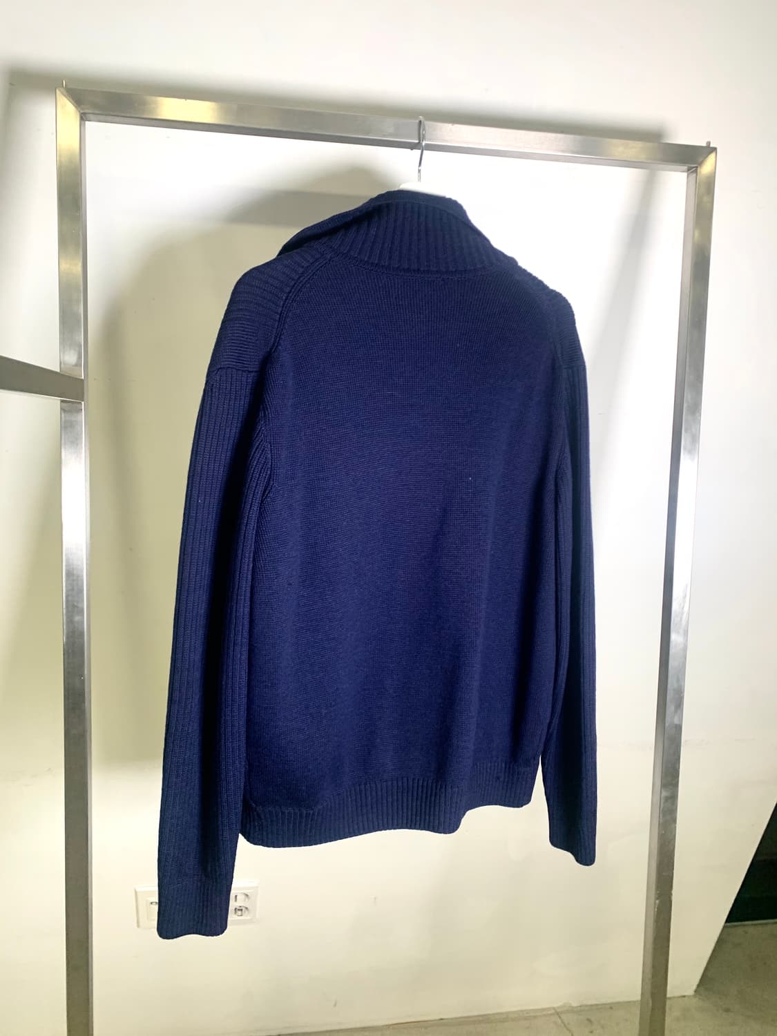 Suede Pocket Knit Jacket 후루츠패밀리