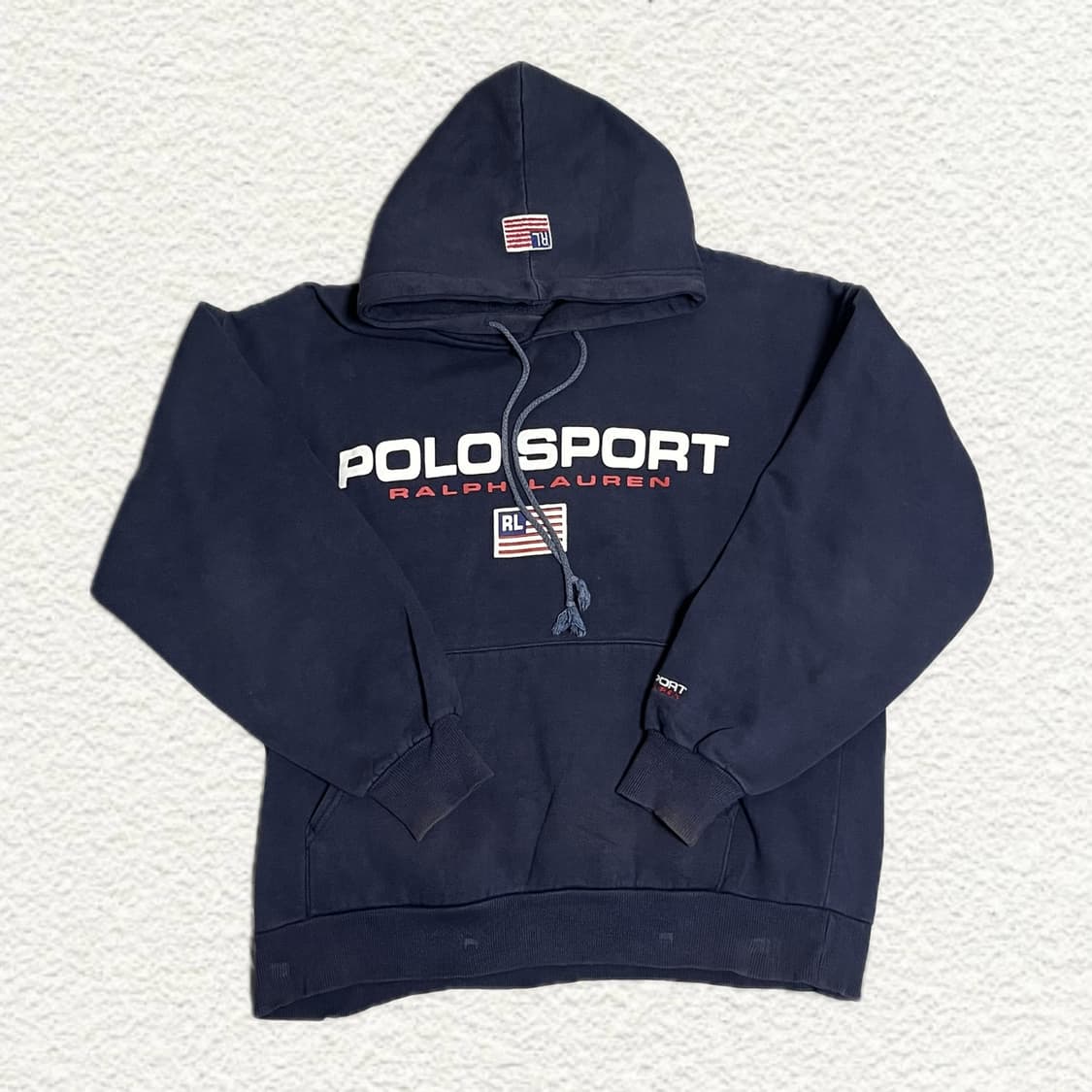 빈티지 폴로 스포츠 랄프로렌 네이비 후드티 M 상품이미지1