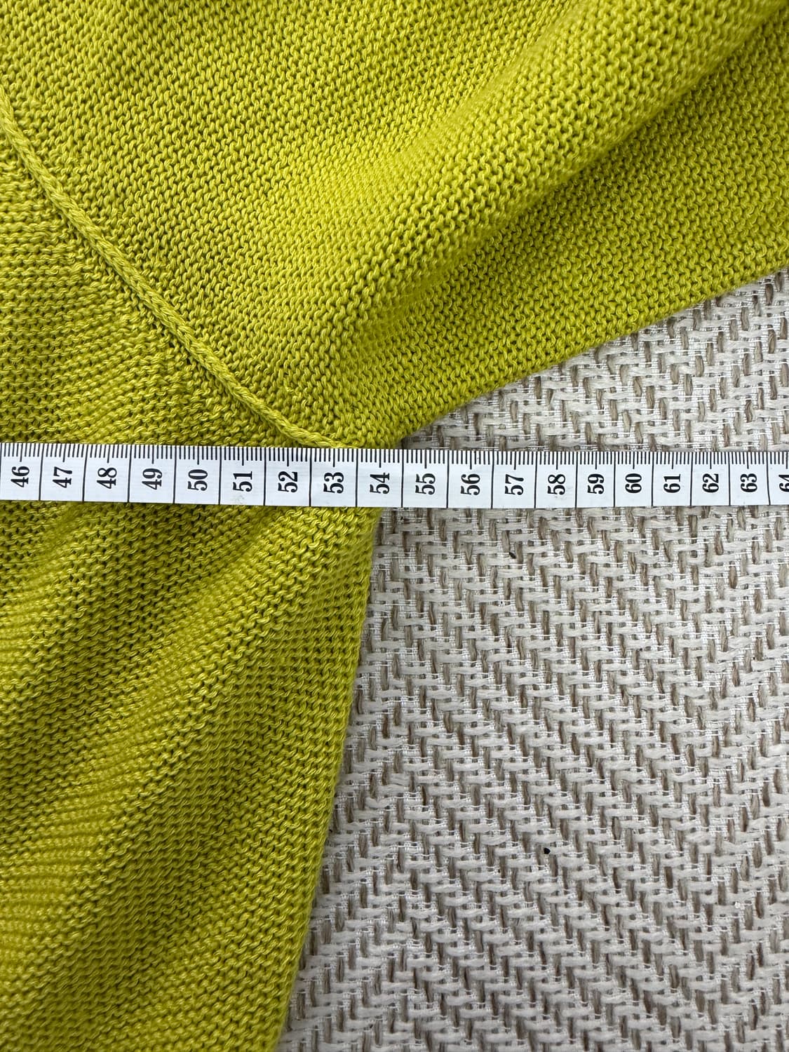 정품) 오즈세컨 한섬 오버핏 리본 장식 니트 가디건 85 상품이미지7