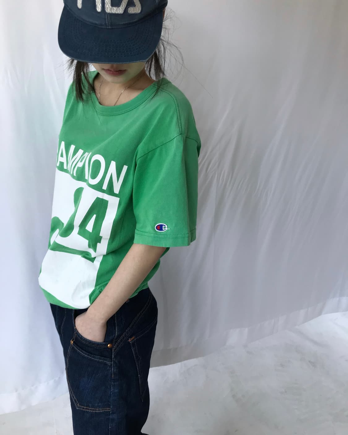 챔피온 그린 94 티셔츠  상품이미지2