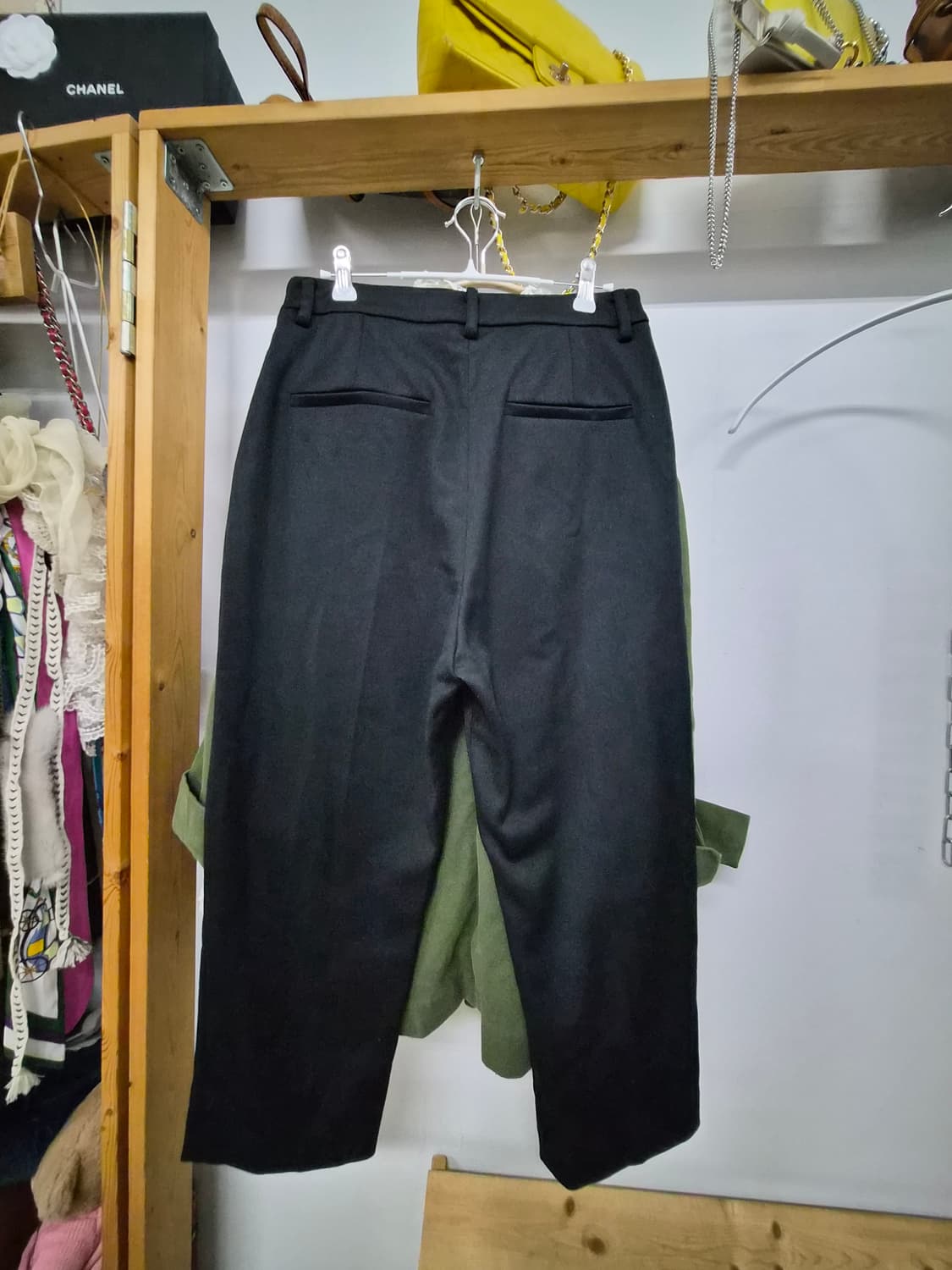 톰보이 라운드  아웃포켓 아우터. 톰보이 스판팬츠 상품이미지8