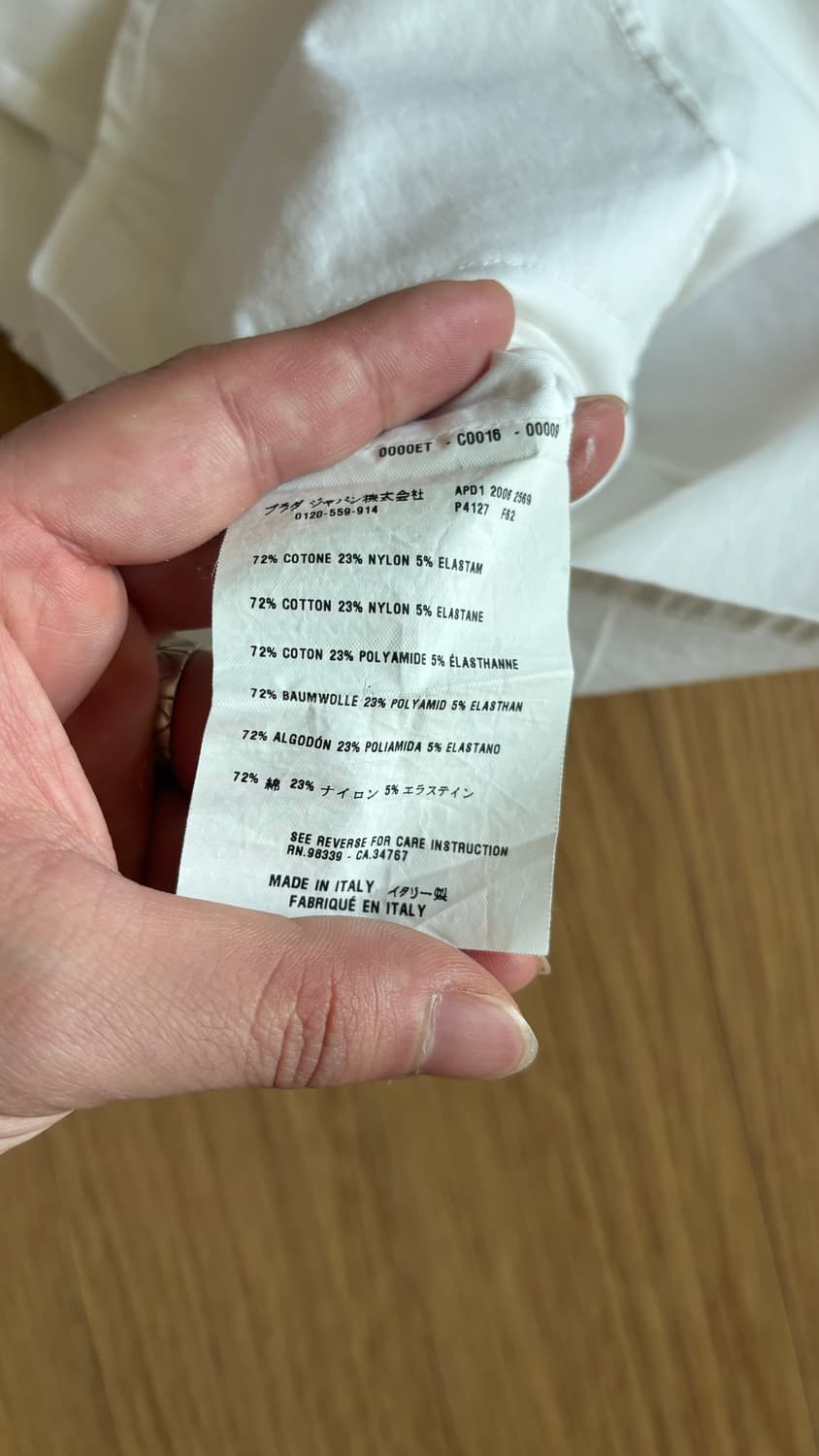 Prada twisted white shirts 상품이미지6