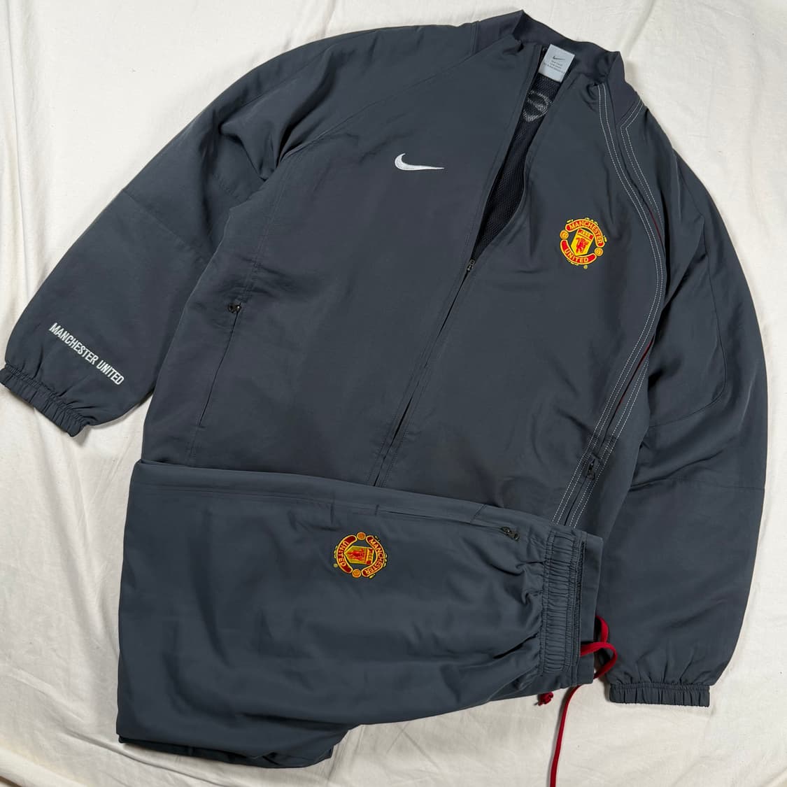 04-05 나이키 맨체스터 유나이티드 맨유 축구 바람막이 집업 세트 상품이미지1