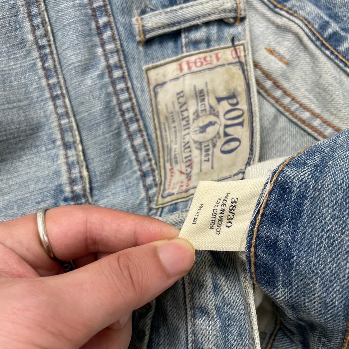 폴로 랄프로렌 Mexico 워싱 데님 팬츠 상품이미지7