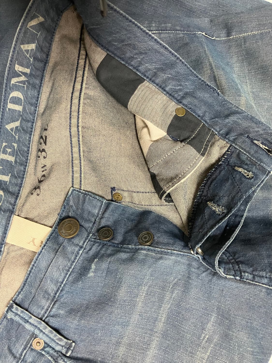 버버리 브릿 데님 청바지 36W 34L 상품이미지1