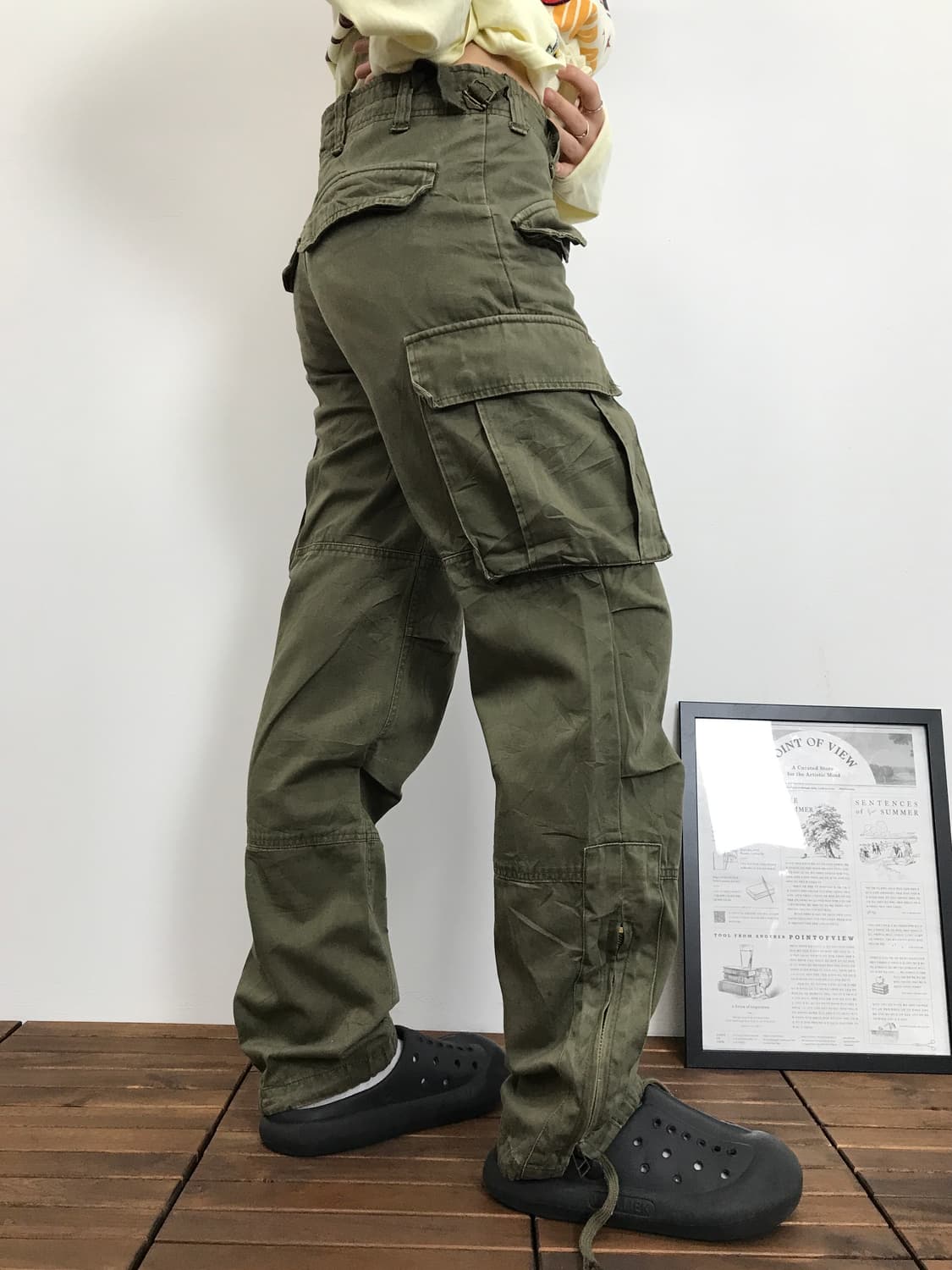 Lucy Olive Utility Cargo Pants 상품이미지2