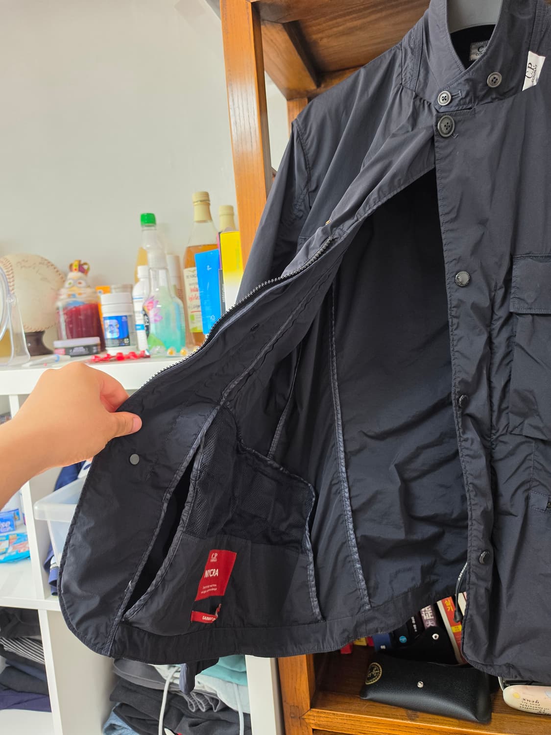 105-110)cp company 나일론 자켓 팔아요 바람막이 cp xl 상품이미지5