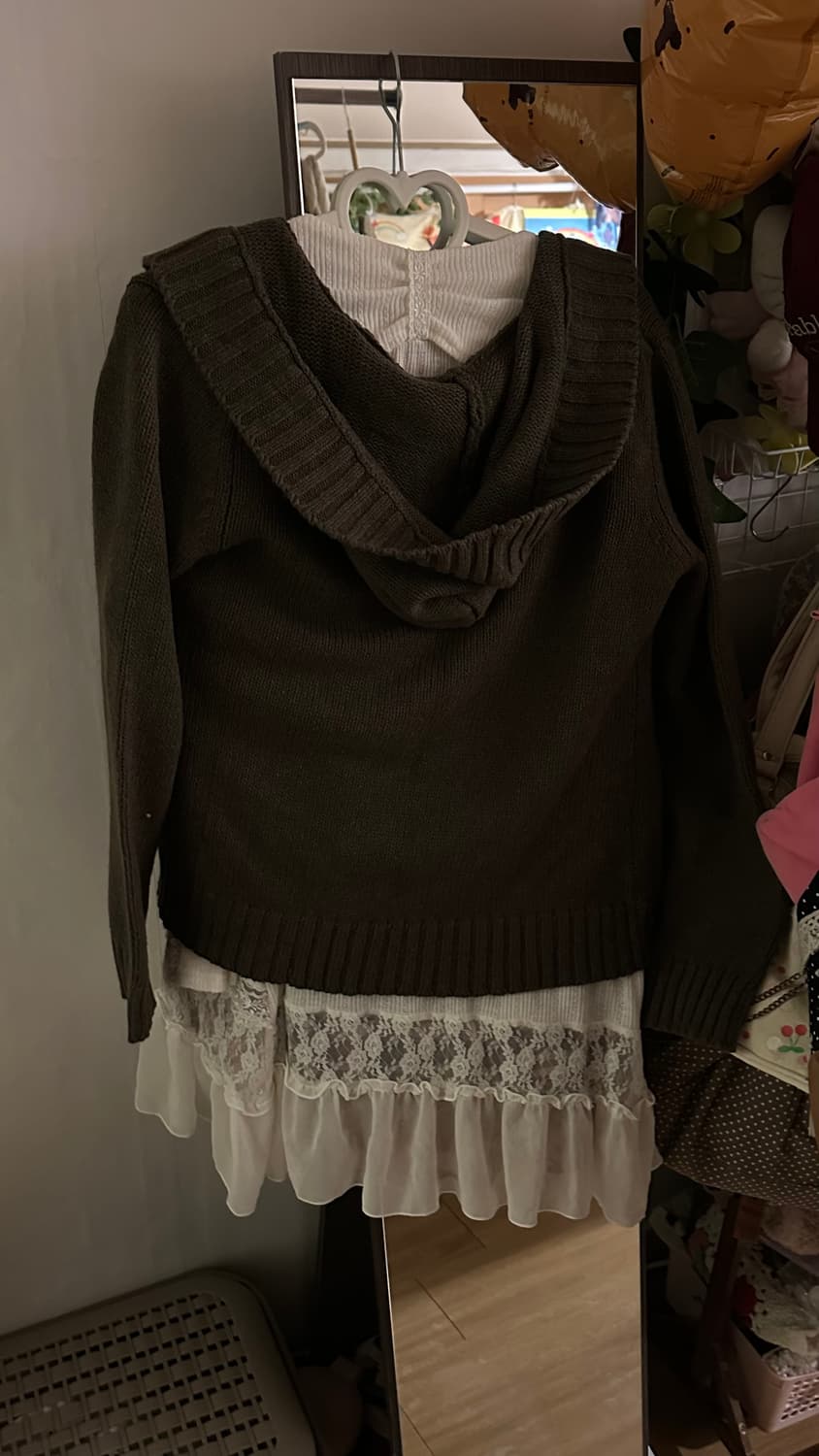 모리걸 패치스커트 패치원피스 코디 상품이미지5