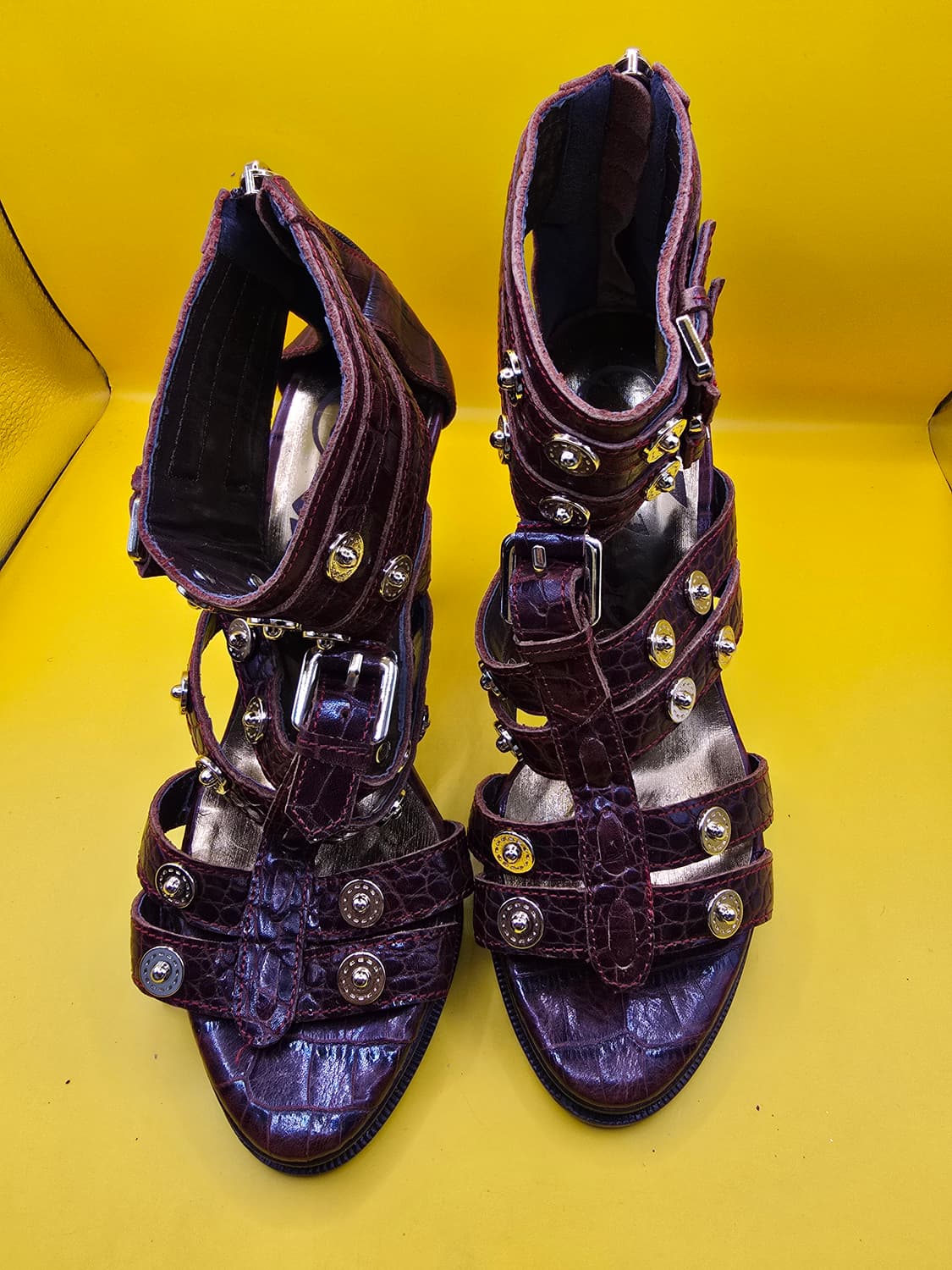 키사(KISSA) 가죽앵클 스트랩 샌들 230 상품이미지1