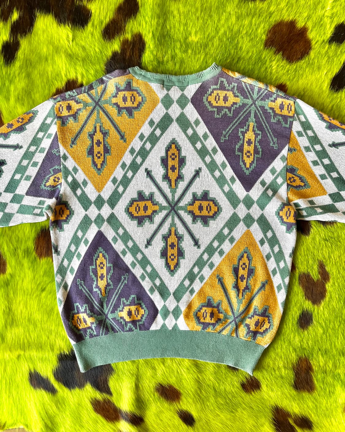 DEMAIN CLAIR Antique Old Knit Sweater 상품이미지8