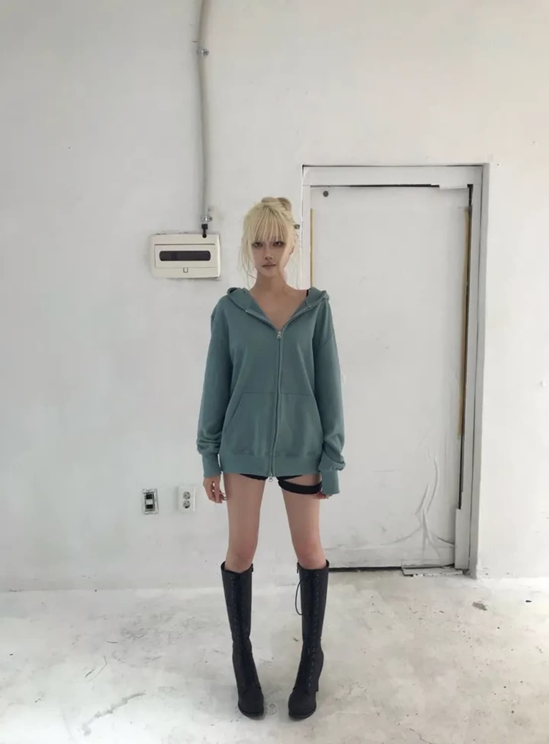쿄이 SOFT MINT ZIP HOODIE 상품이미지4