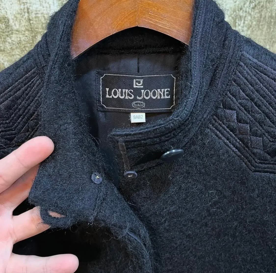 8~90s 빈티지 루이준 에스닉 자수 울 자켓 상품이미지5