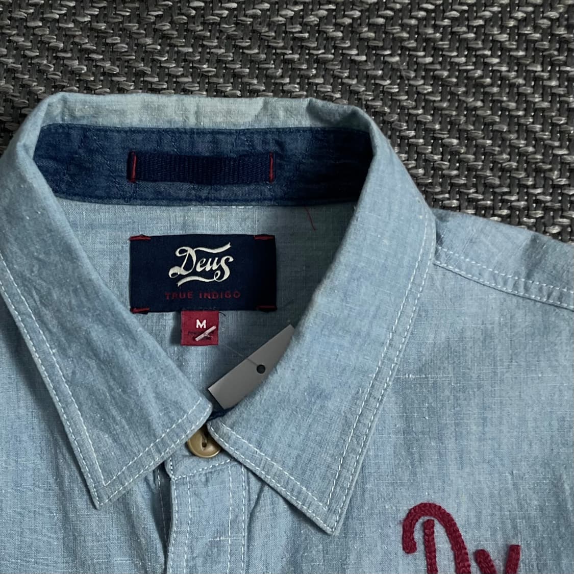 데우스 엑스 마키나 빅로고 샴브레이 데님 셔츠 o 4318 상품이미지6