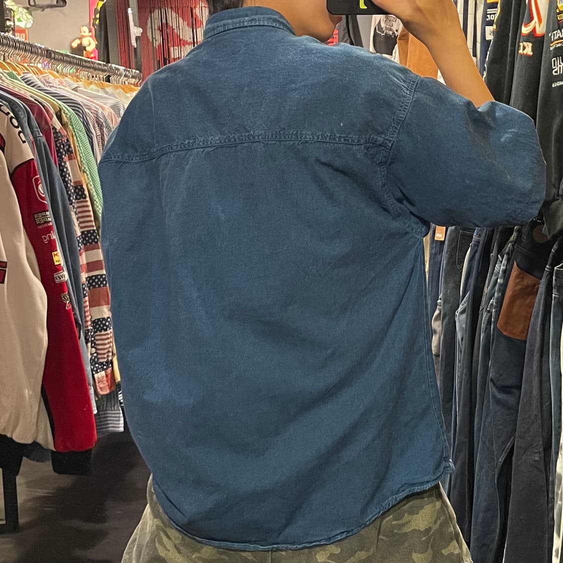 [IM] carhartt 칼하트 진청 데님 반팔셔츠 상품이미지7
