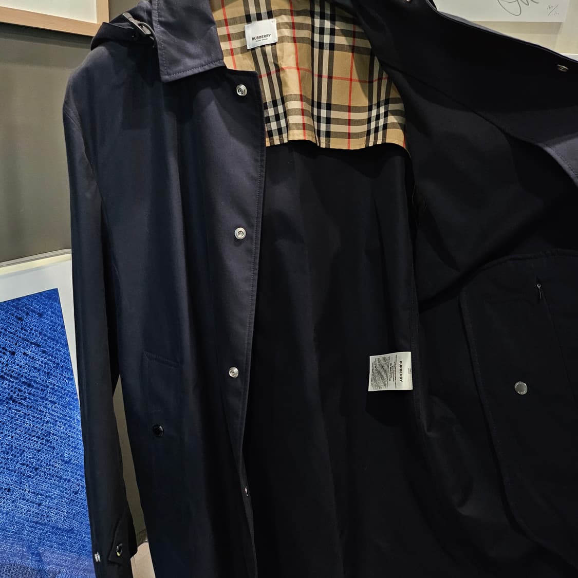 버버리 개버딘 패치로고 코트 상품이미지5