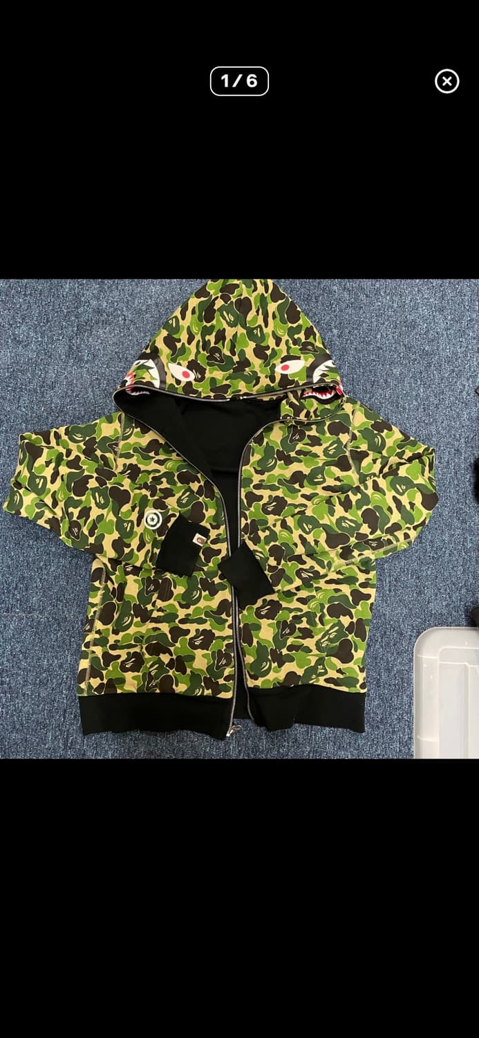 베이프 리버시블 후드집업 상품이미지1