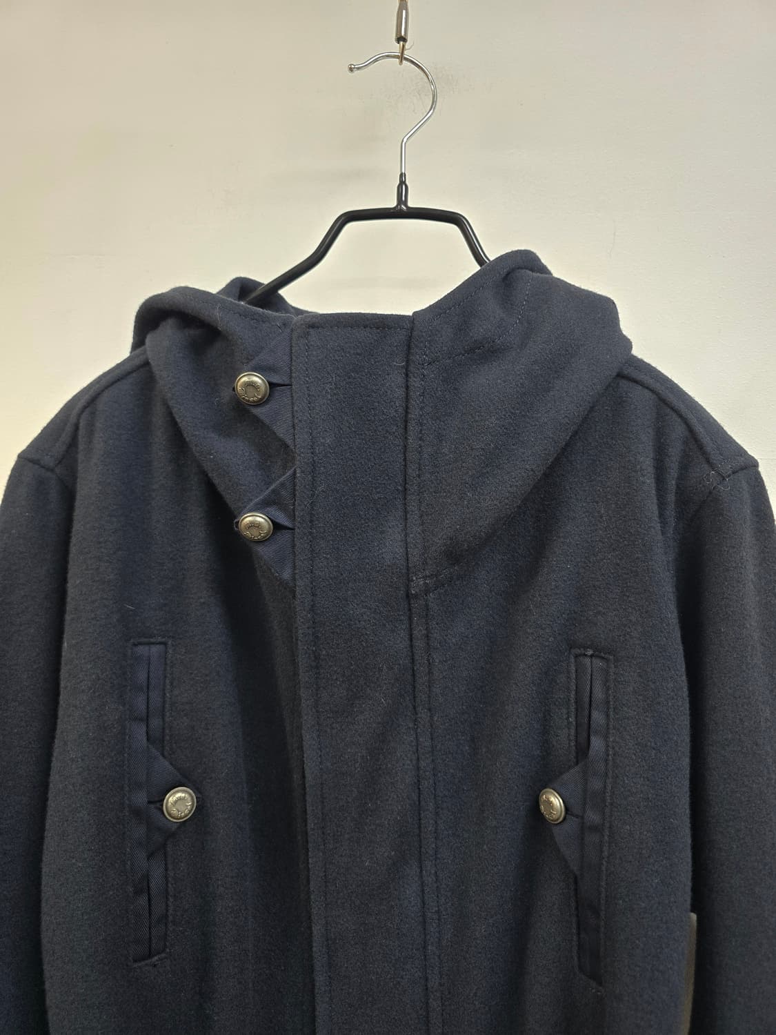 디젤 아카이브 벨티드 후드 울 코트 상품이미지4