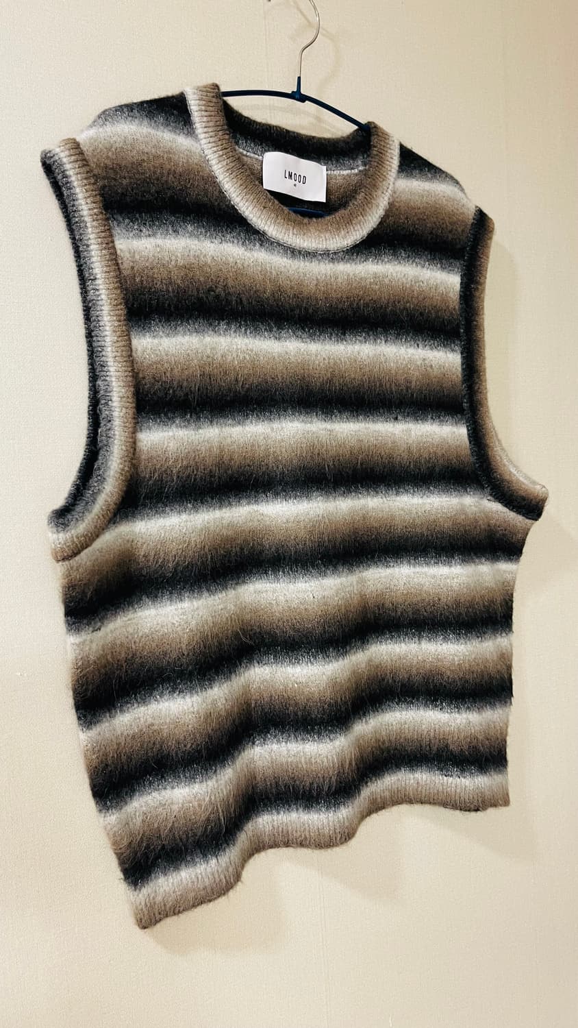 새상품) 엘무드 LMOOD 하이틴 알파카 베스트 니트조끼 정가10만원대 상품이미지4