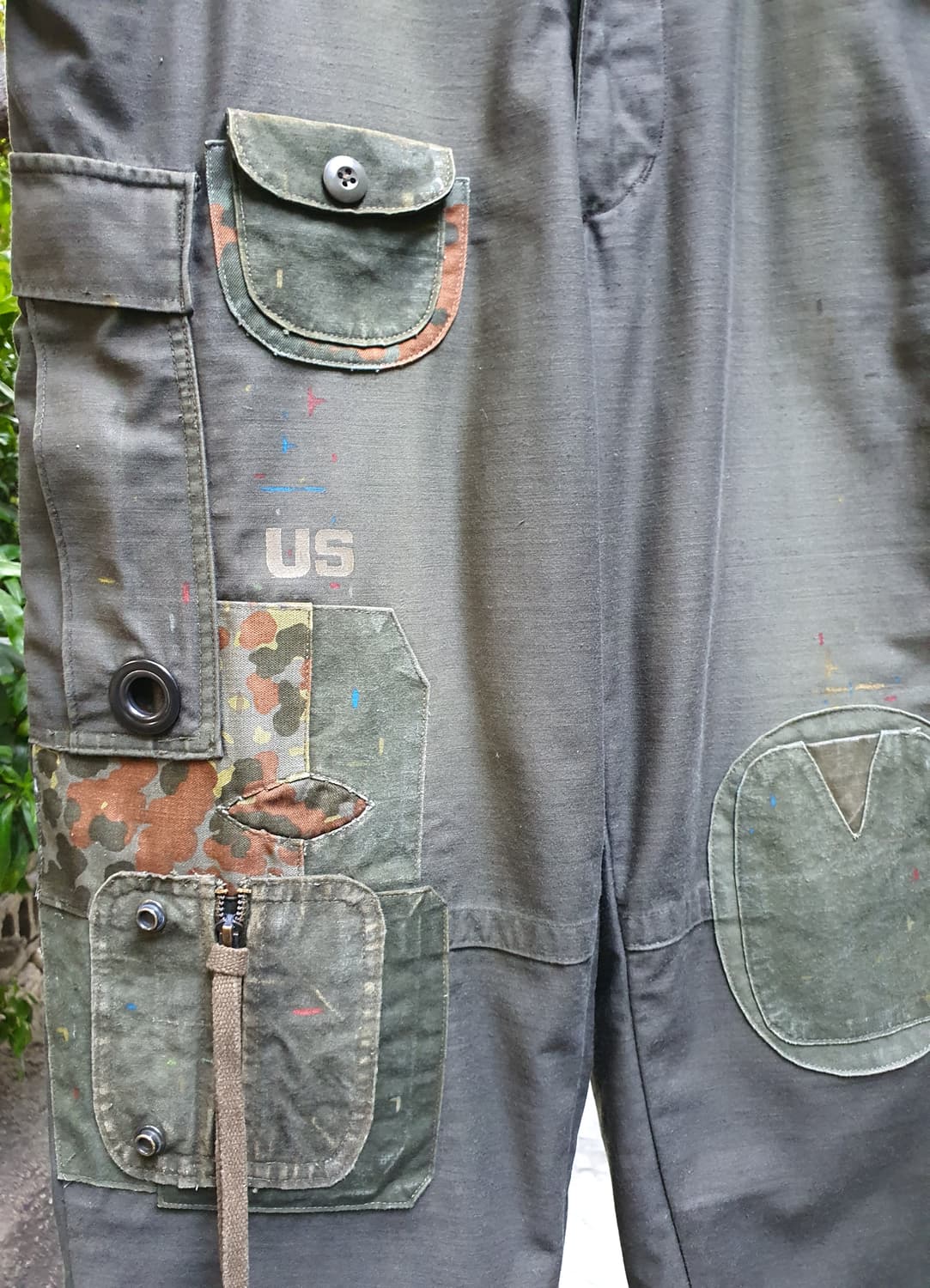 m65 팬츠 빈티지 커스텀 [업그레이드버전 /초기형/사이드지퍼/썬페이딩 상품이미지1