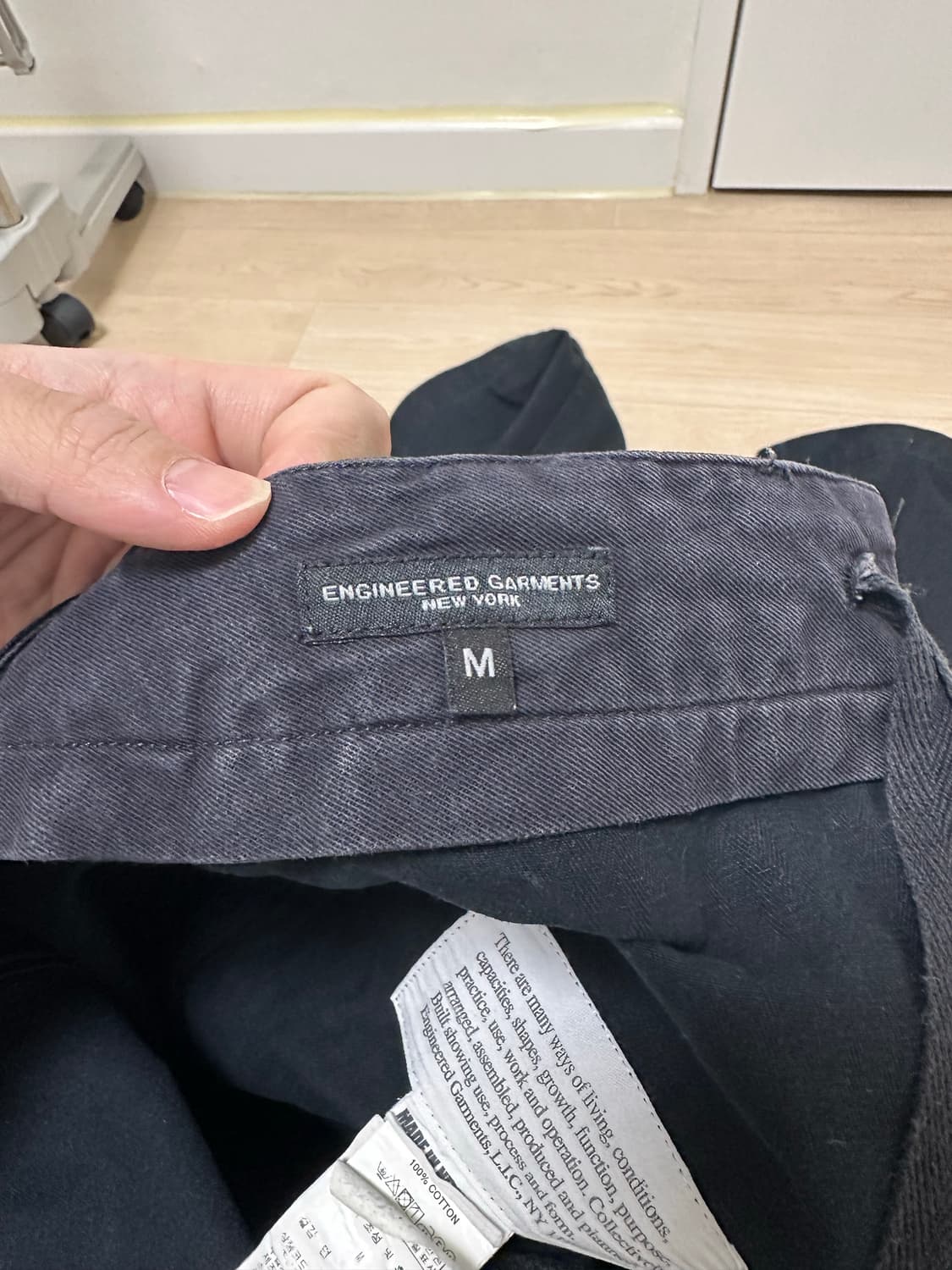 엔지니어드가먼츠 퍼티그 블랙 M 상품이미지7