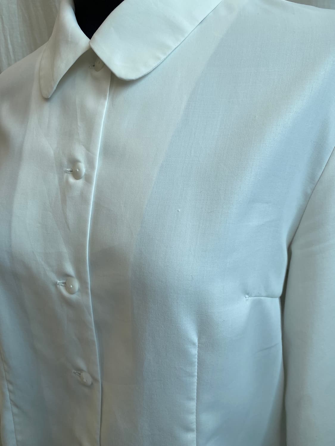 화이트 베이직 블라우스(M) 상품이미지7