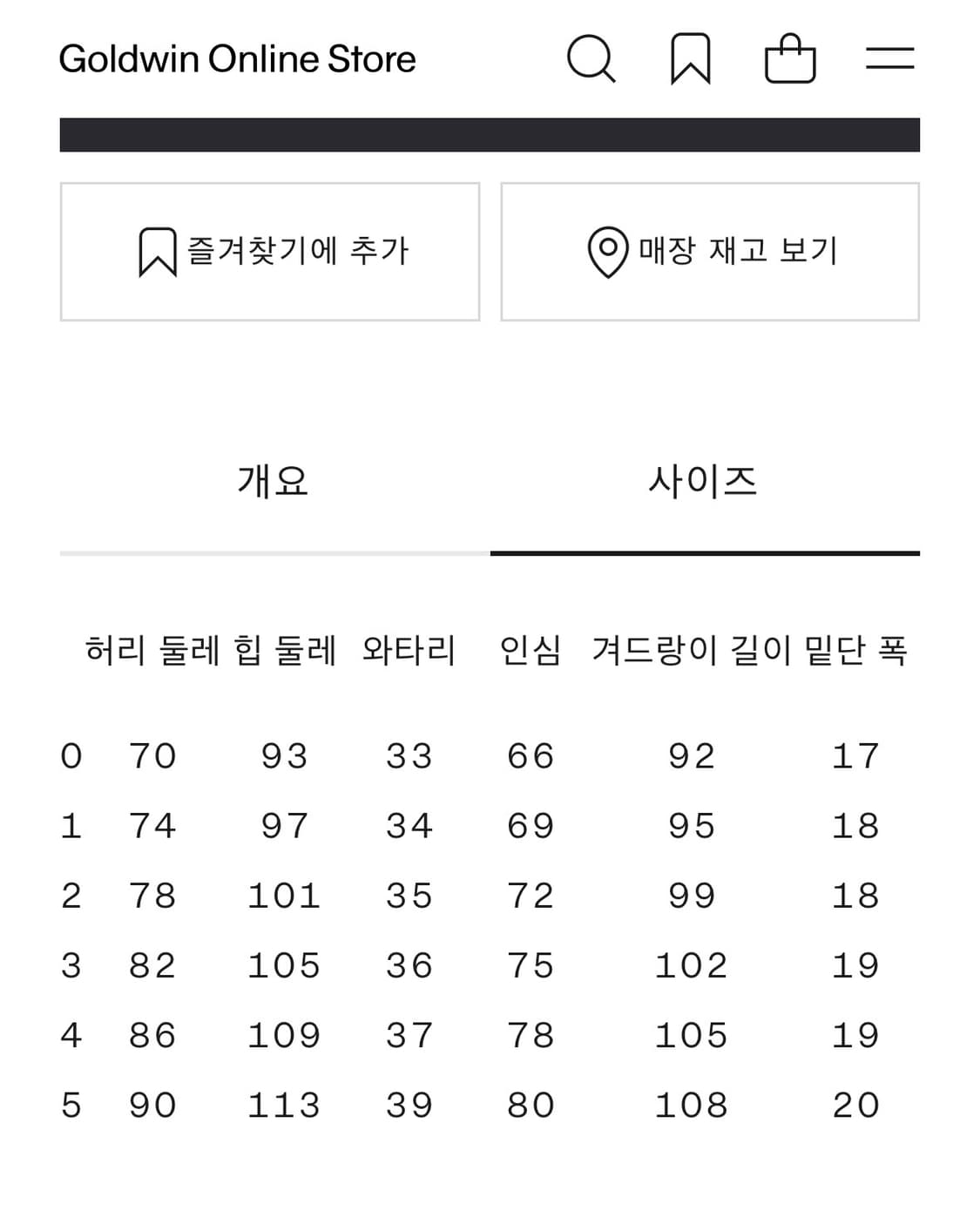 골드윈 코듀라 벤틸레이션 팬츠 상품이미지9