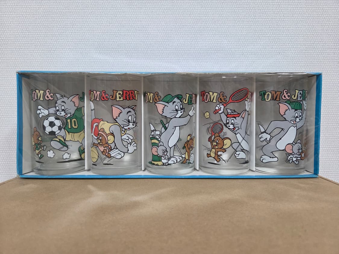 톰과 제리 유리컵 세트 상품이미지1