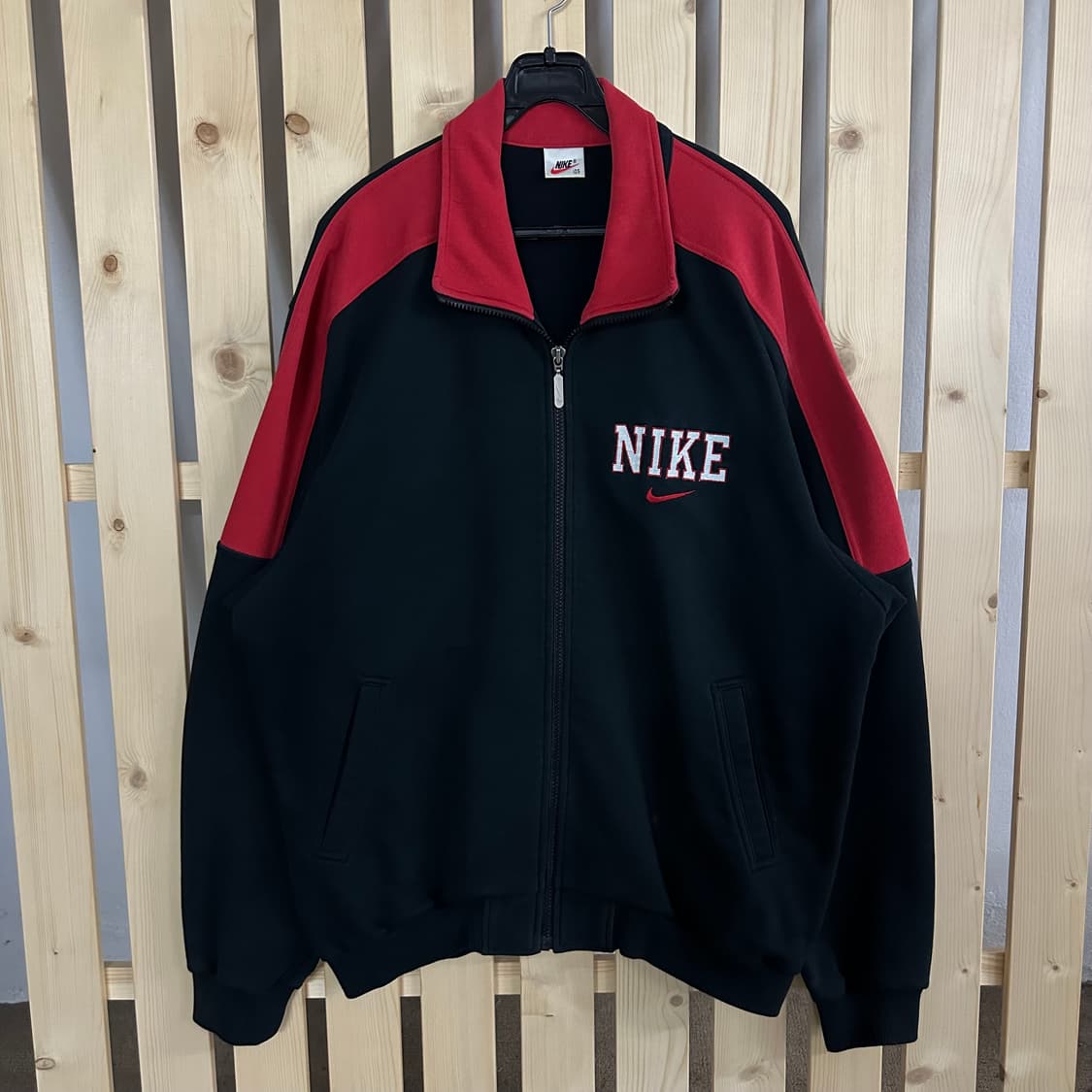 (XL) 나이키 올드스쿨 90s 빅로고 집업 져지 자켓 상품이미지1