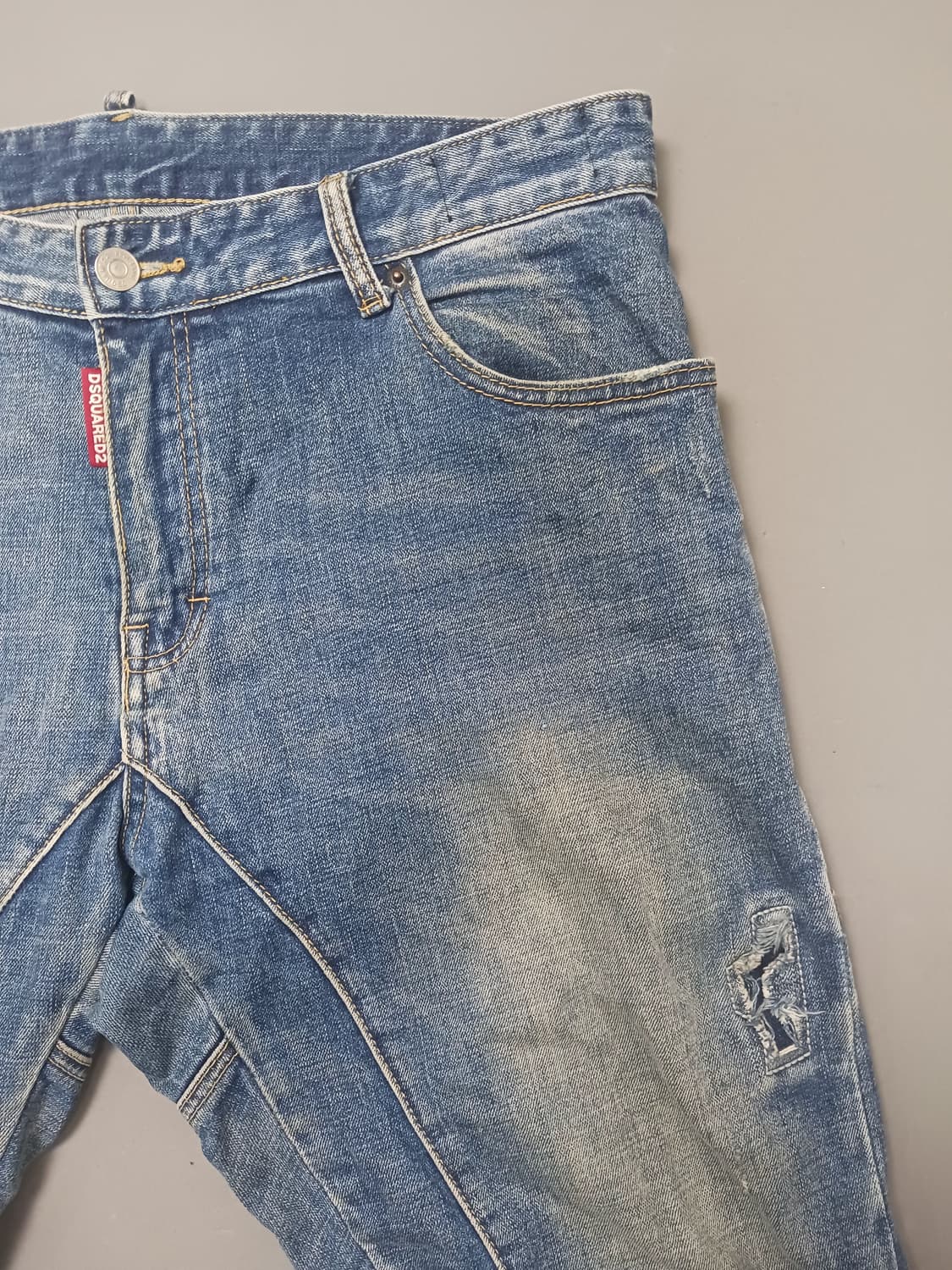 [34] 디스퀘어드2 디스덧댐 바이커진 청바지 상품이미지4