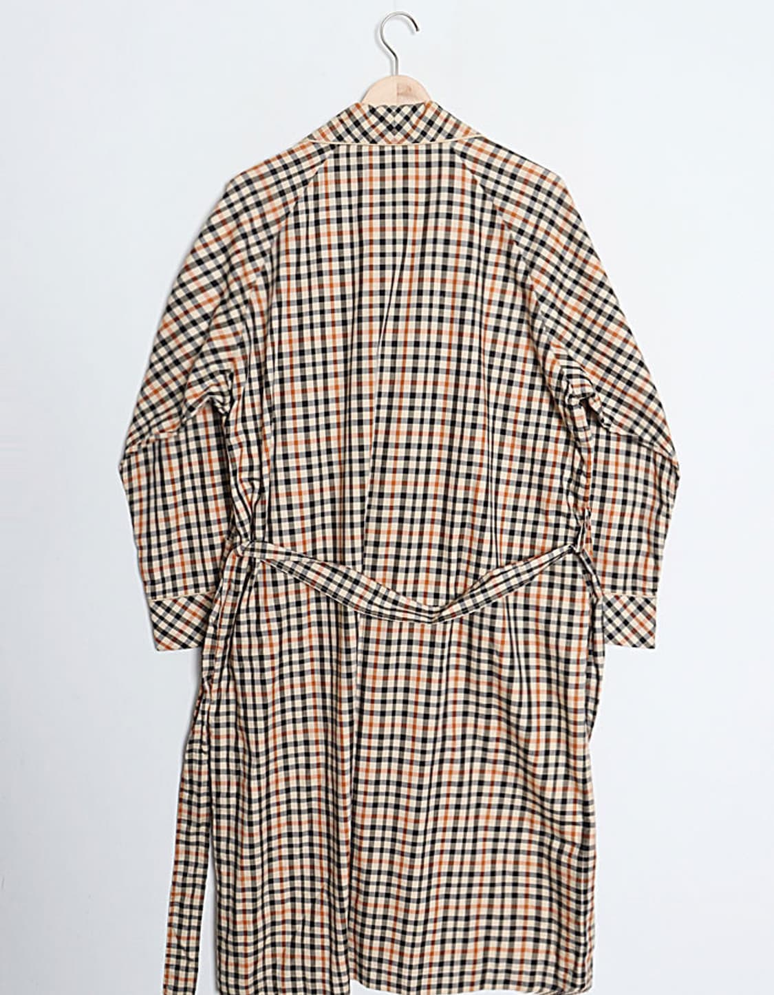 Old DAKS Check Gown Coat 상품이미지6