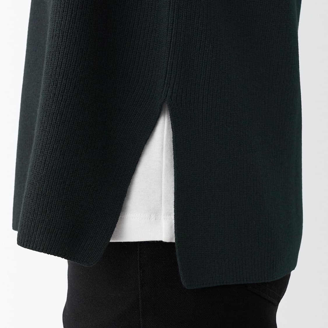 무인양품 형태가 유지되는 V넥 베스트 (새상품) 상품이미지10