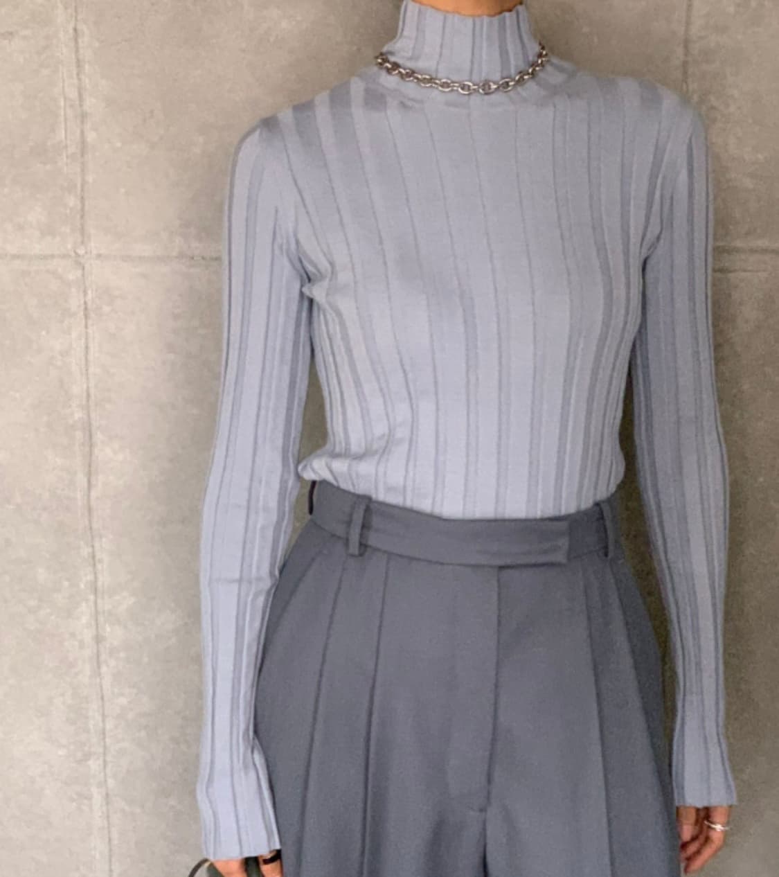 R2W 니트 - 스카이블루 상품이미지2