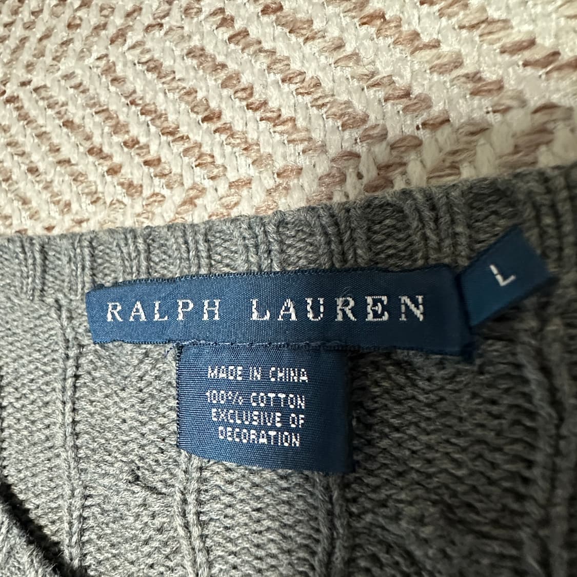 POLO RALPH LAUREN cable knit sweater 상품이미지4