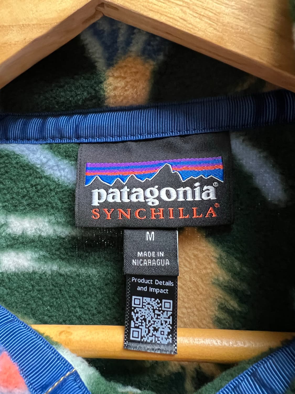 파타고니아 신칠라 물고기패턴 (SEOG) 상품이미지4