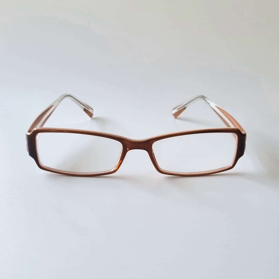 데드스탁 모던 브라운 스퀘어 프레임 안경테 상품이미지2