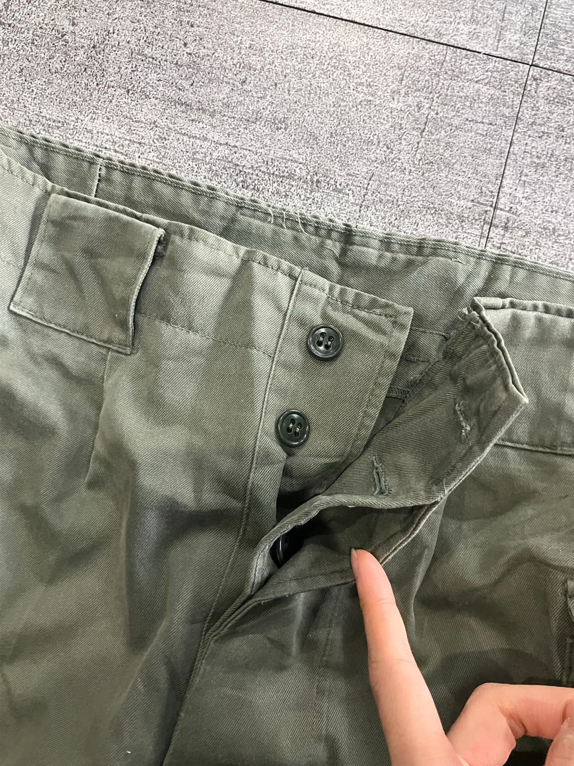 일본빈티지 올드스쿨아메카지 너드남 혁오풍 카펜더카고팬츠 상품이미지2