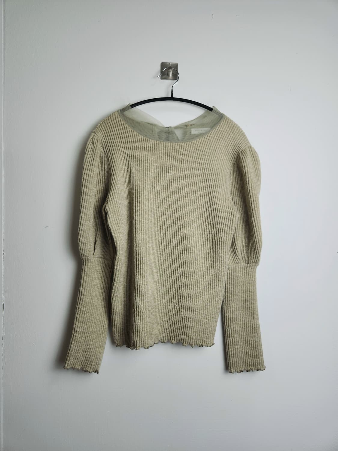 백리본 골지 니트 상품이미지7