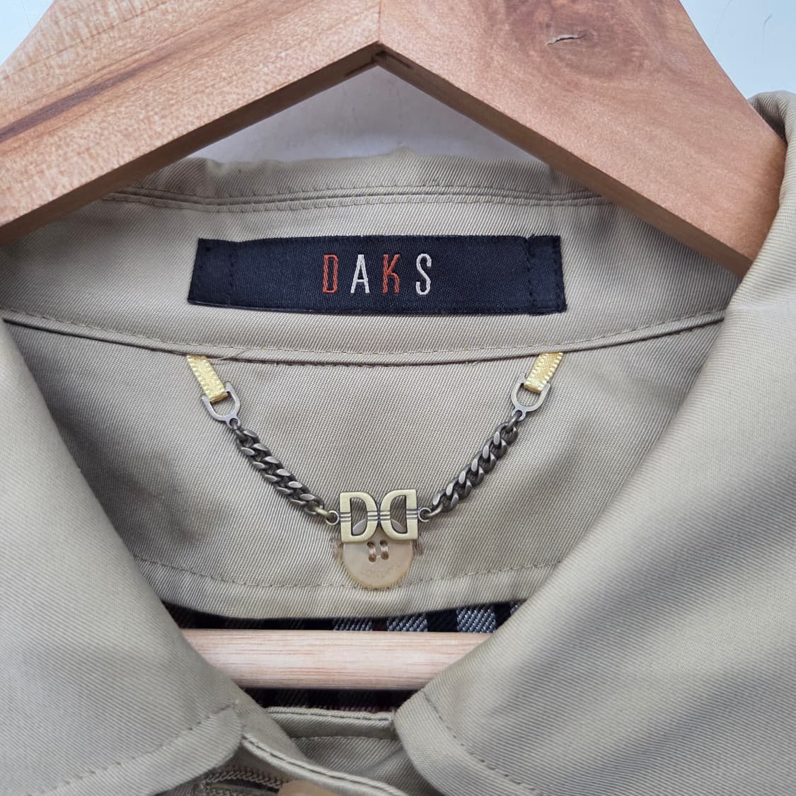 닥스 베이지 롱 트렌치 코트 여m 상품이미지3