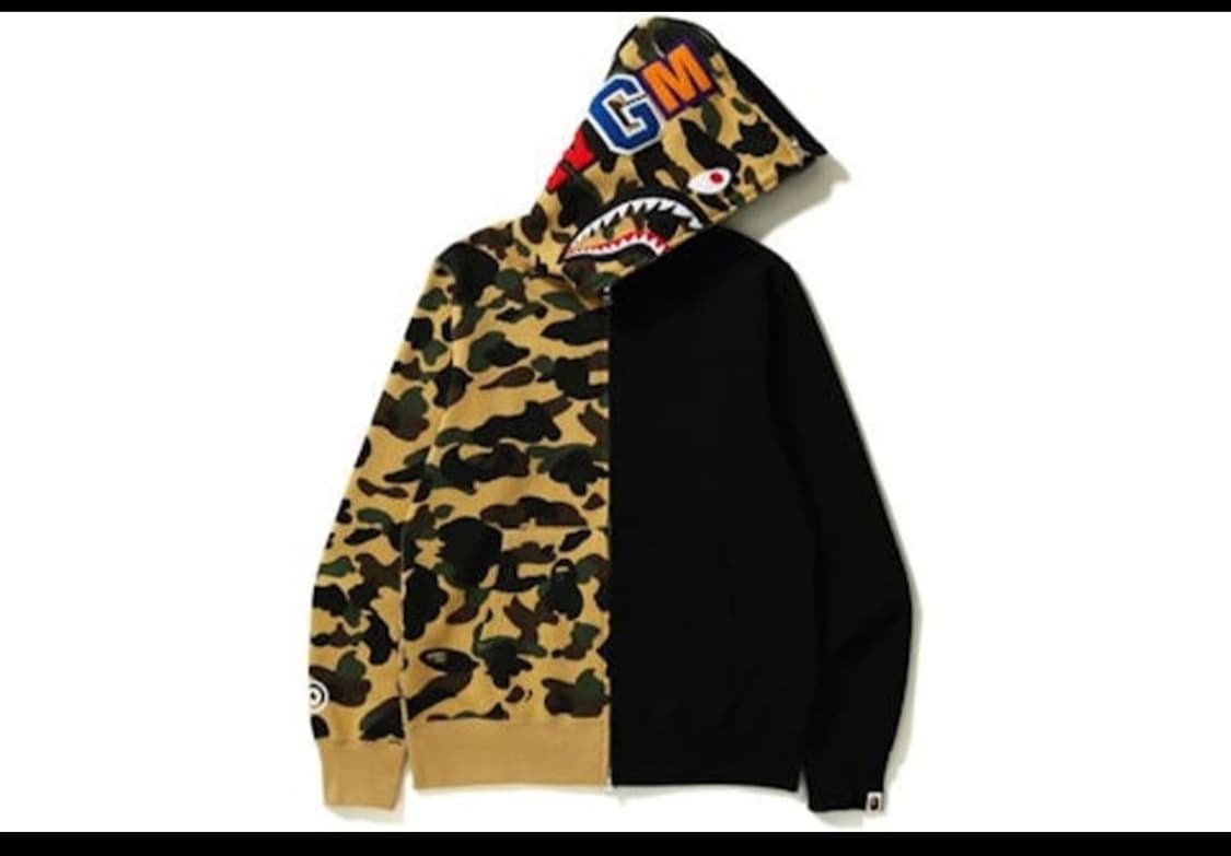 베이프 아수라 황계 흑계 셰퍼레이트 샤크 후드 상품이미지1