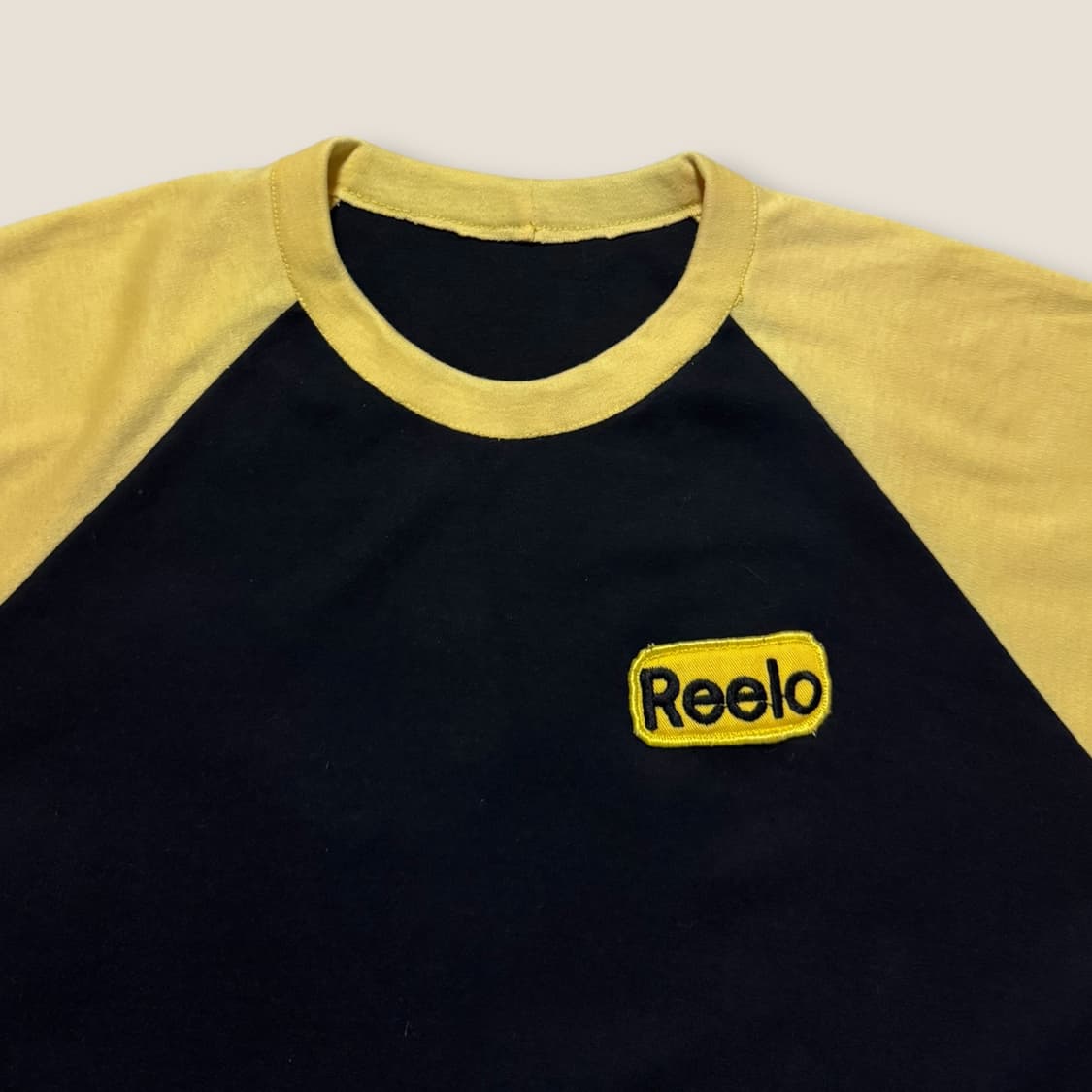 80s USA 빈티지 Reelo 레글런 티셔츠 (S~M) 상품이미지4